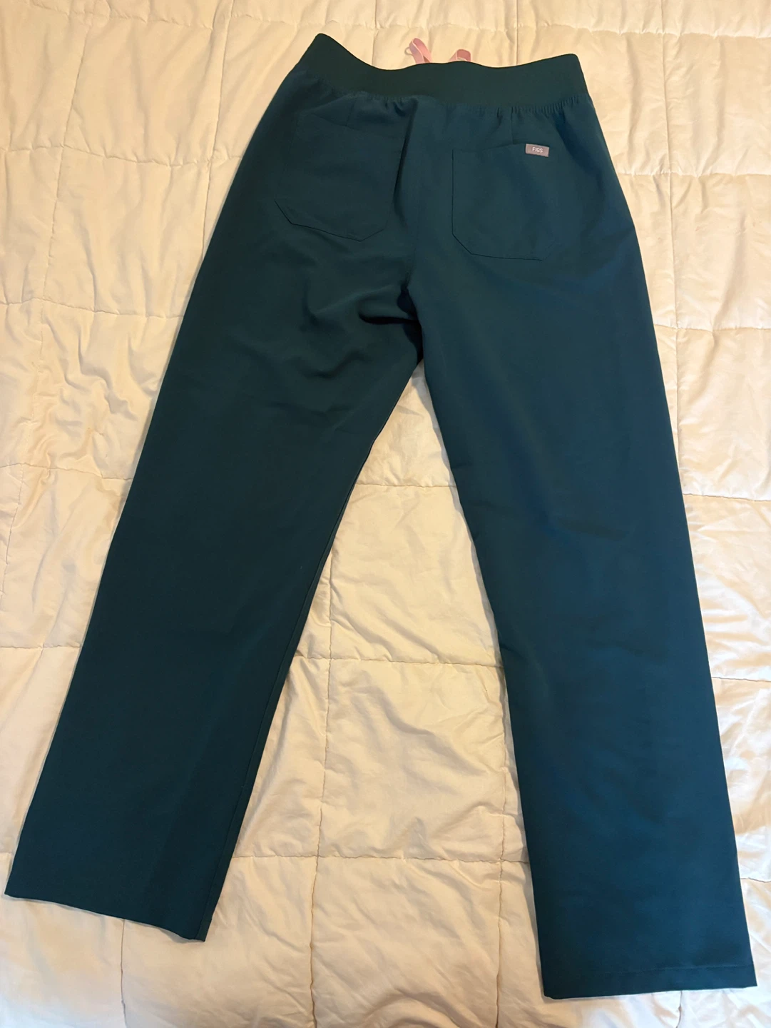 Figs Turquoise Women’s Livingston High Rise Scrub Pant Medium - photo 3