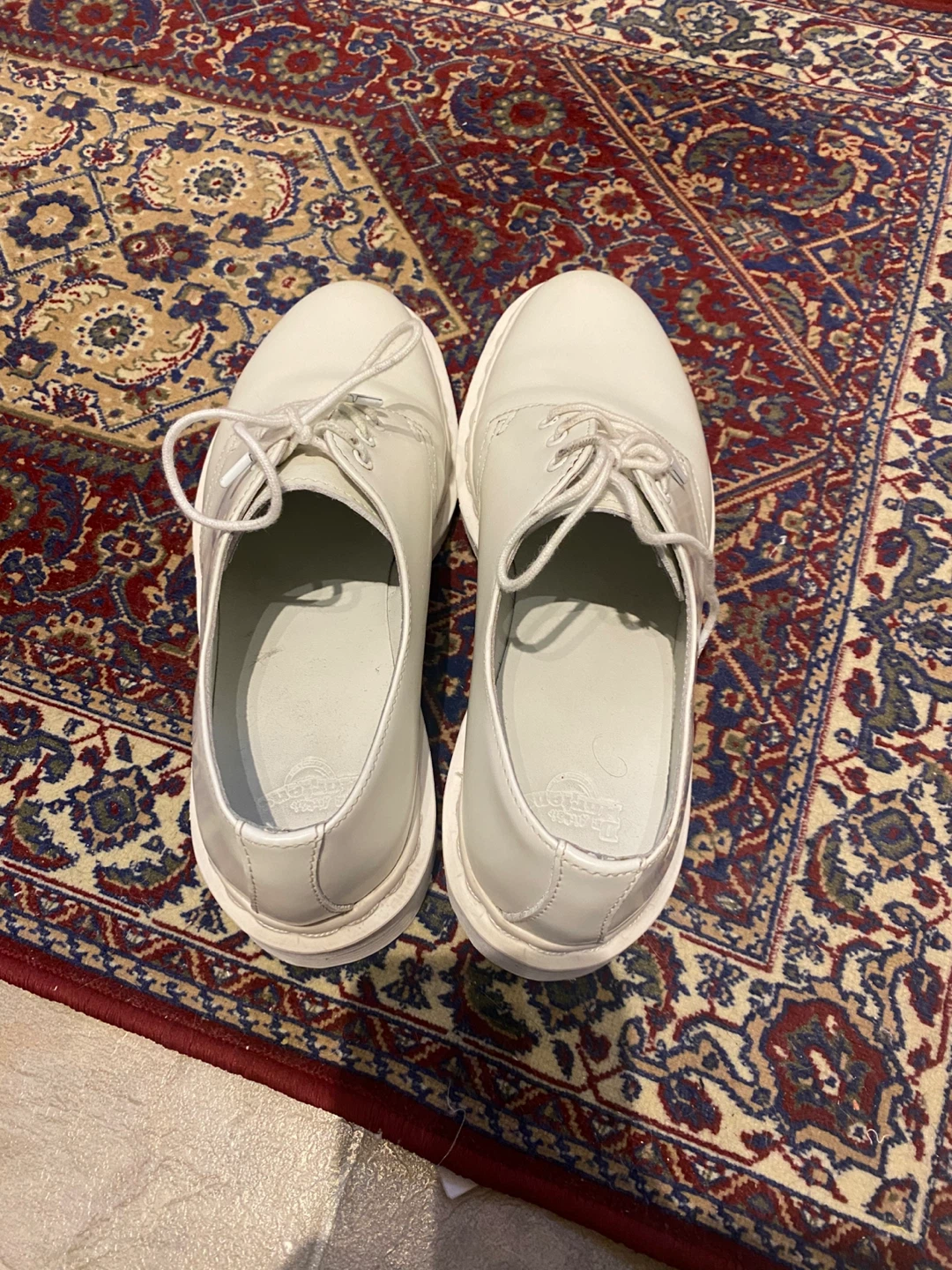 Dr. Martens 1461 Mono White Leather Oxford Shoes - photo 2