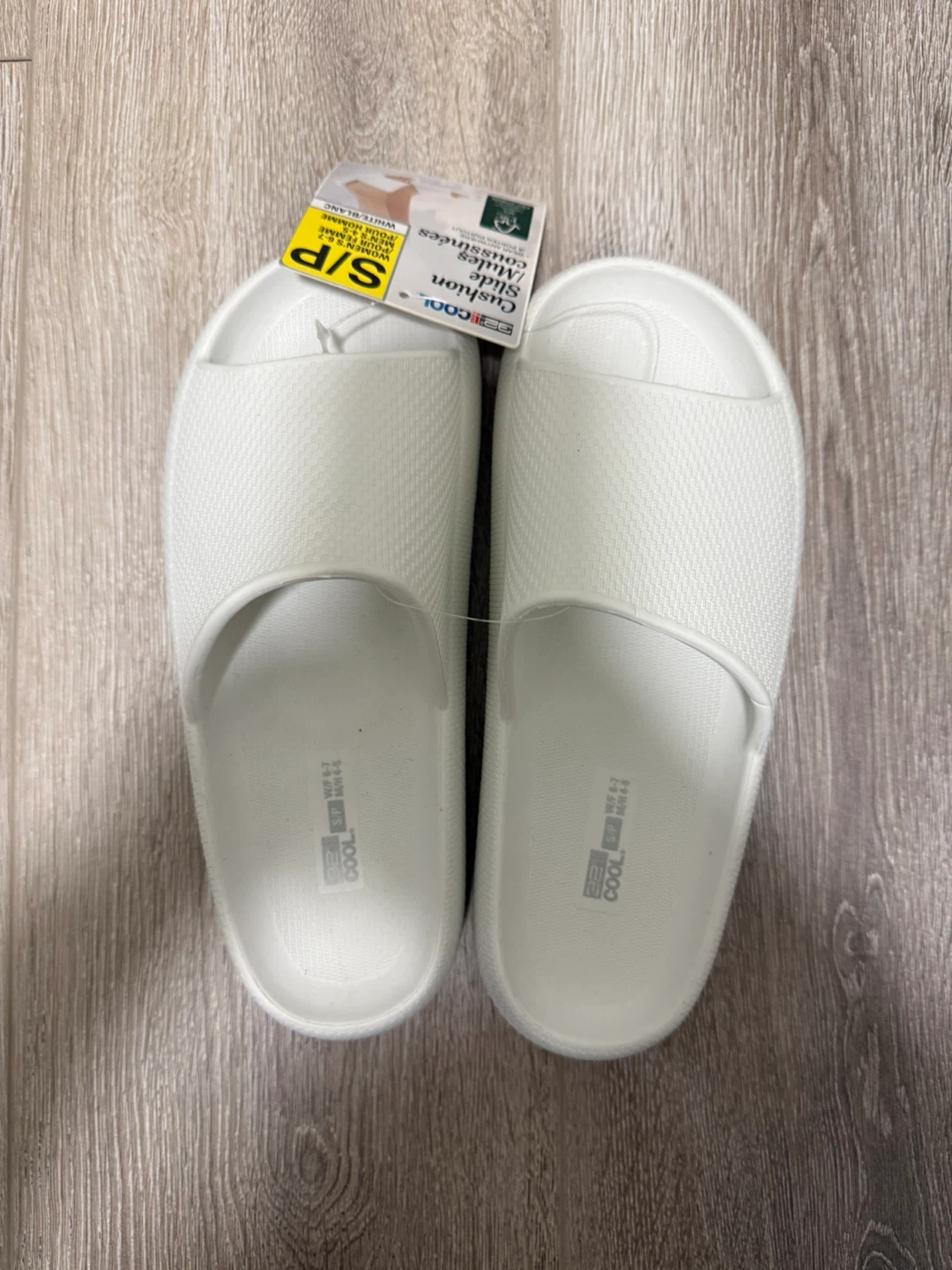 White Cushion Slides