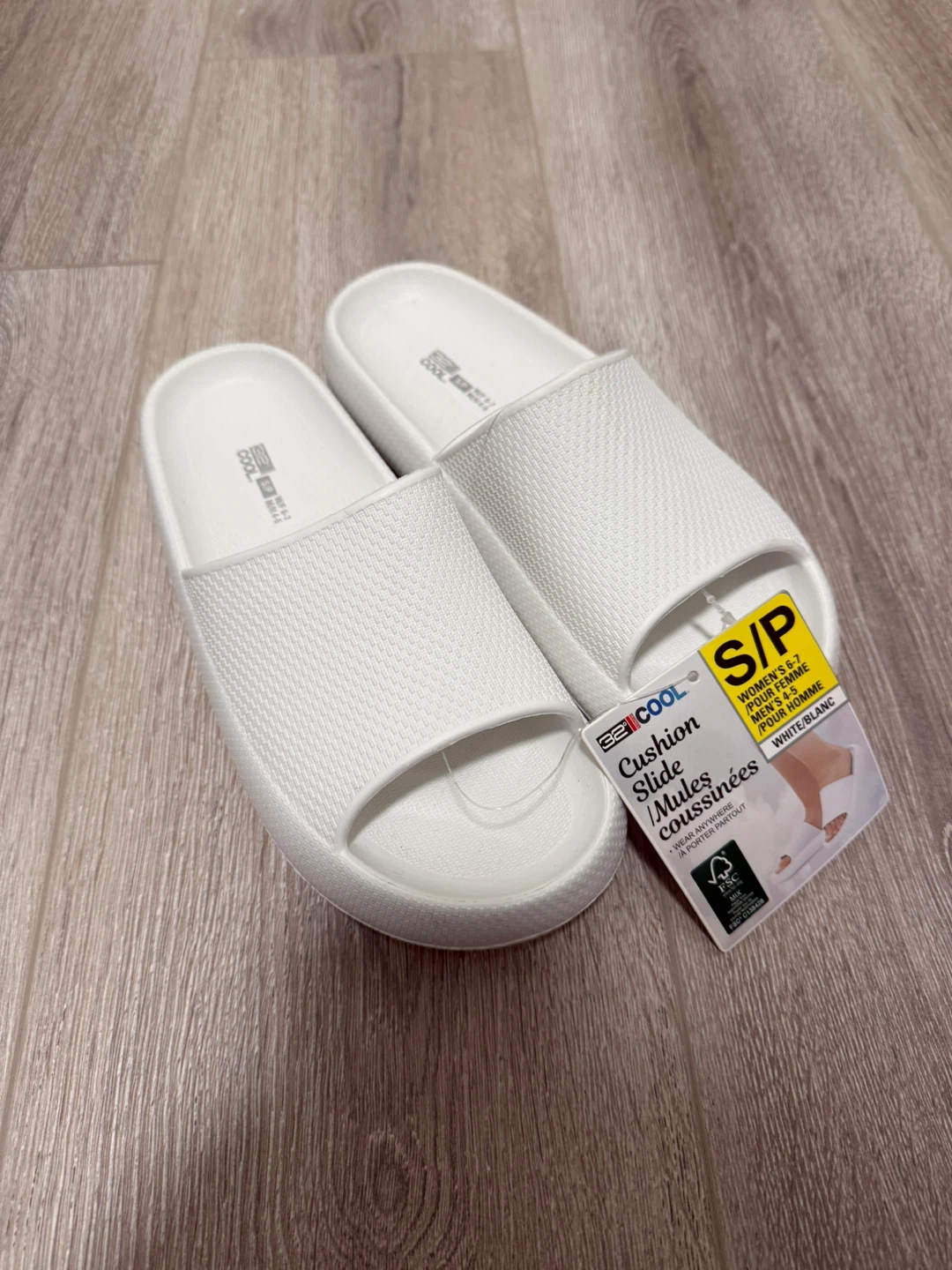 White Cushion Slides - photo 2