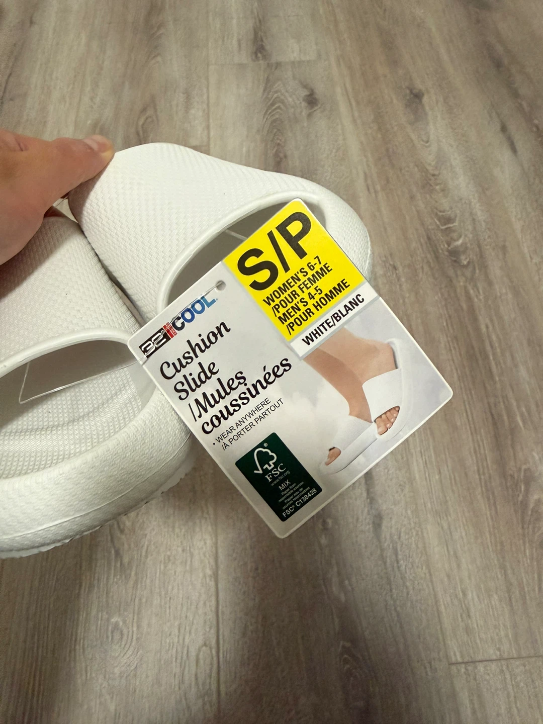 White Cushion Slides - photo 4