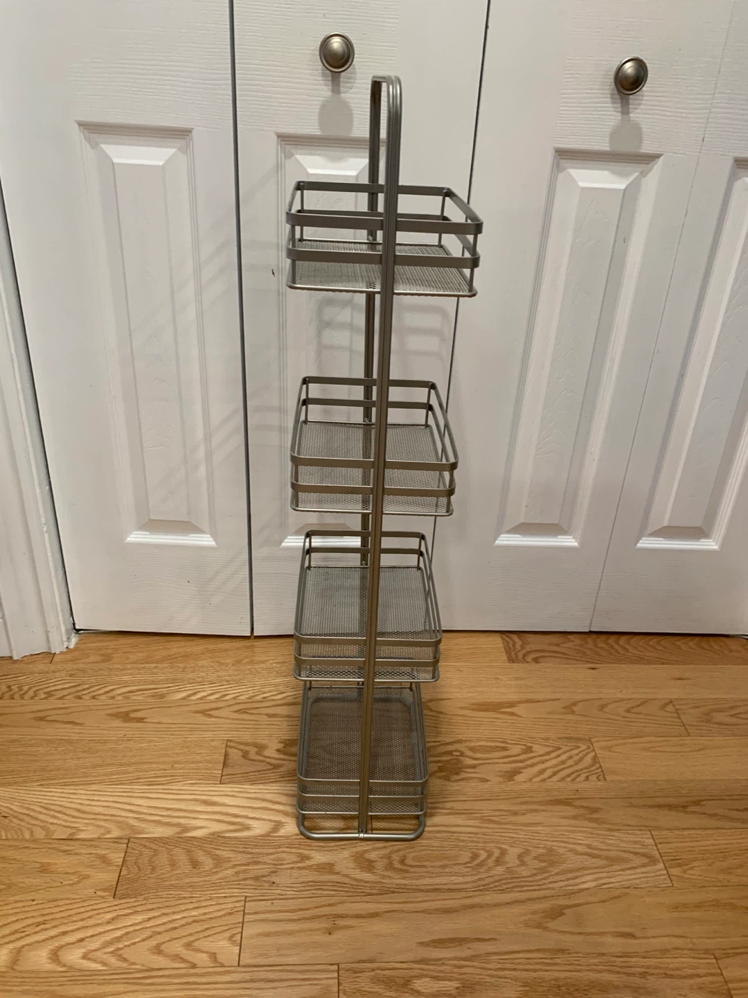 Wire Brushed Nickel Storage Rack - photo 5