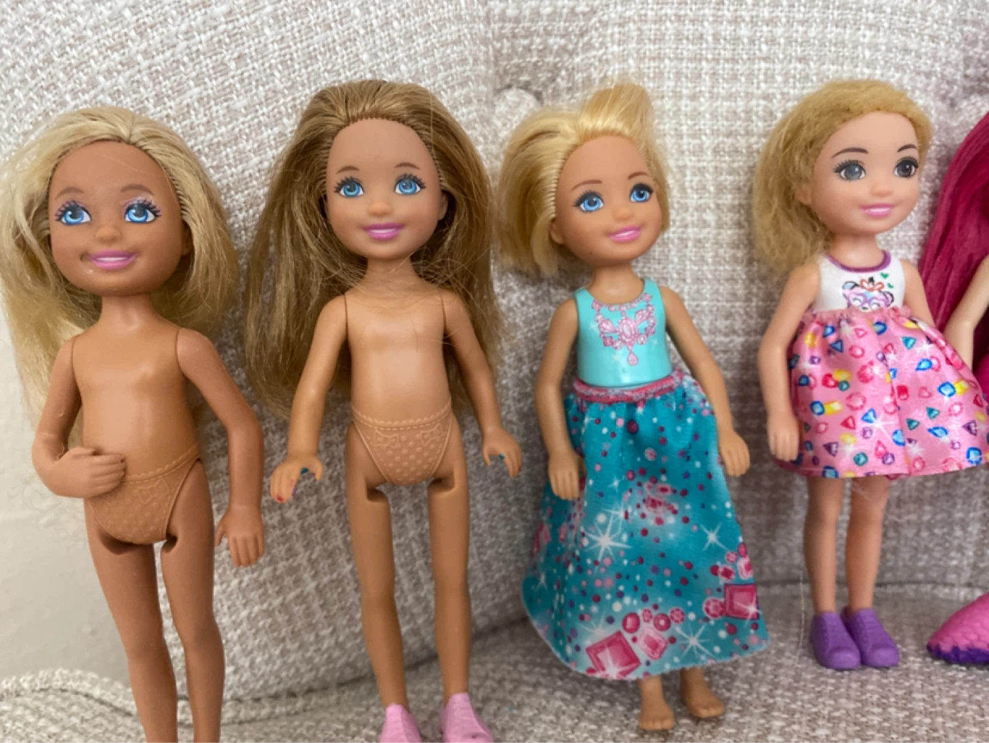 Lot of 8 Barbie Chelsea Dolls, Mermaid and Fairy - photo 2