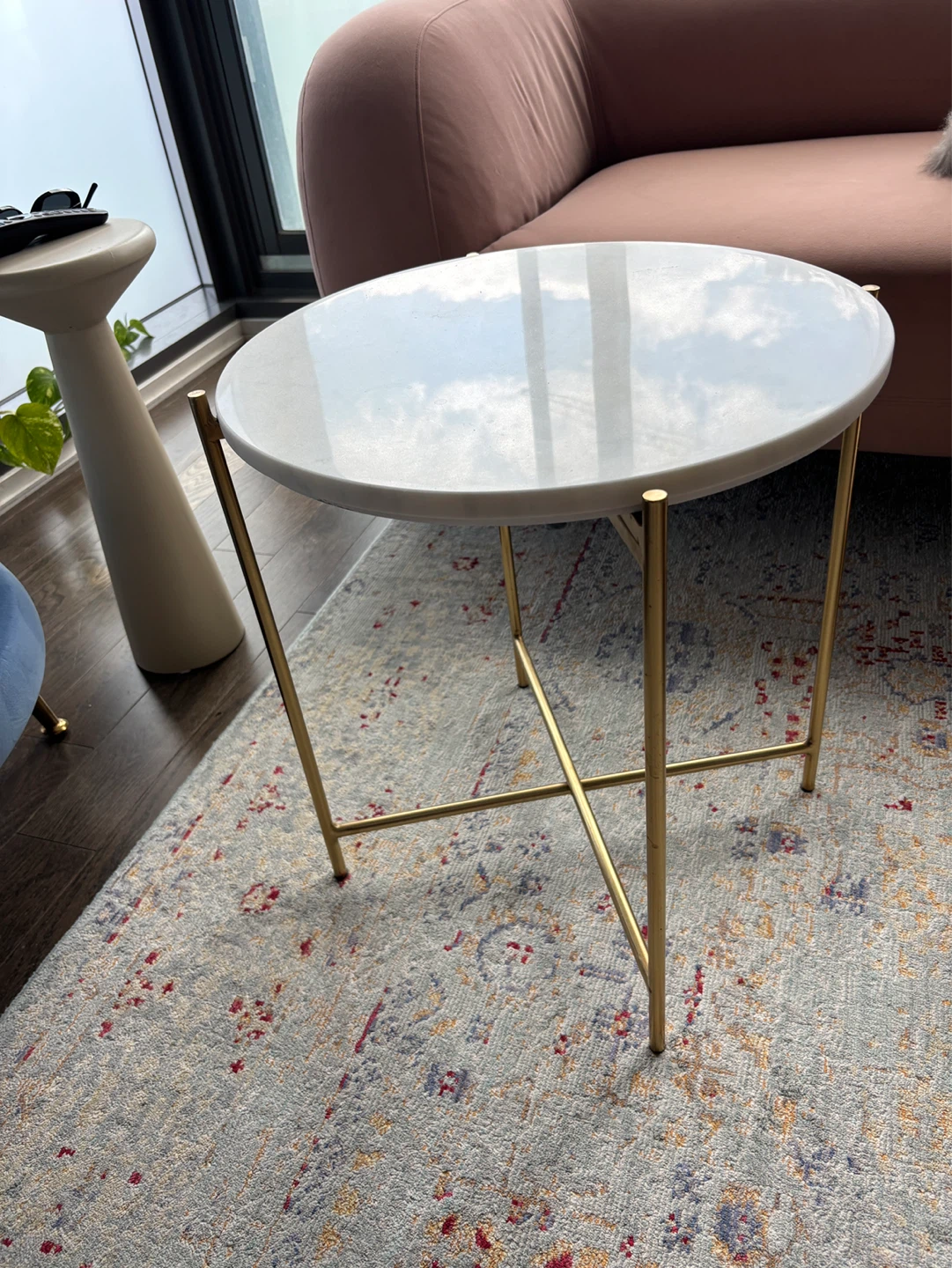 Marble Top Side Table - photo 2