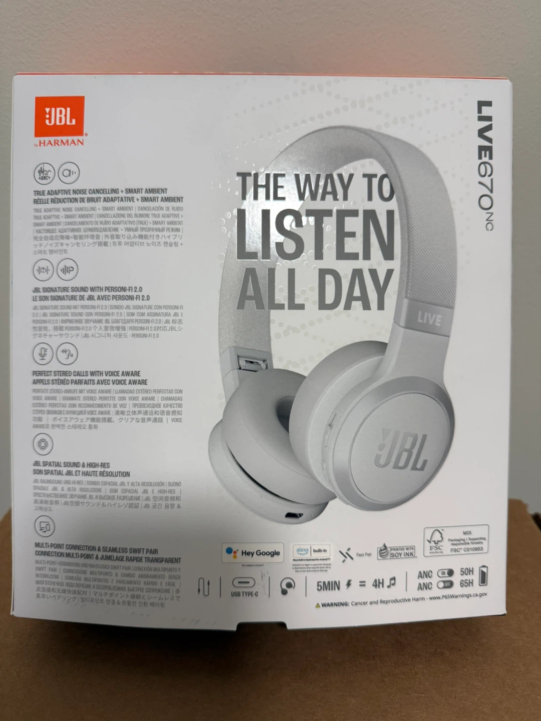 JBL LIVE 670NC Wireless Headphones - photo 2