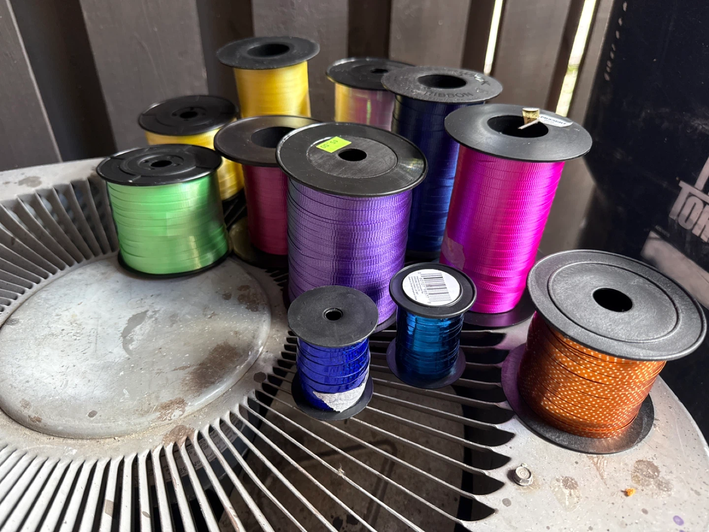 Lot of Curling Ribbon Spools