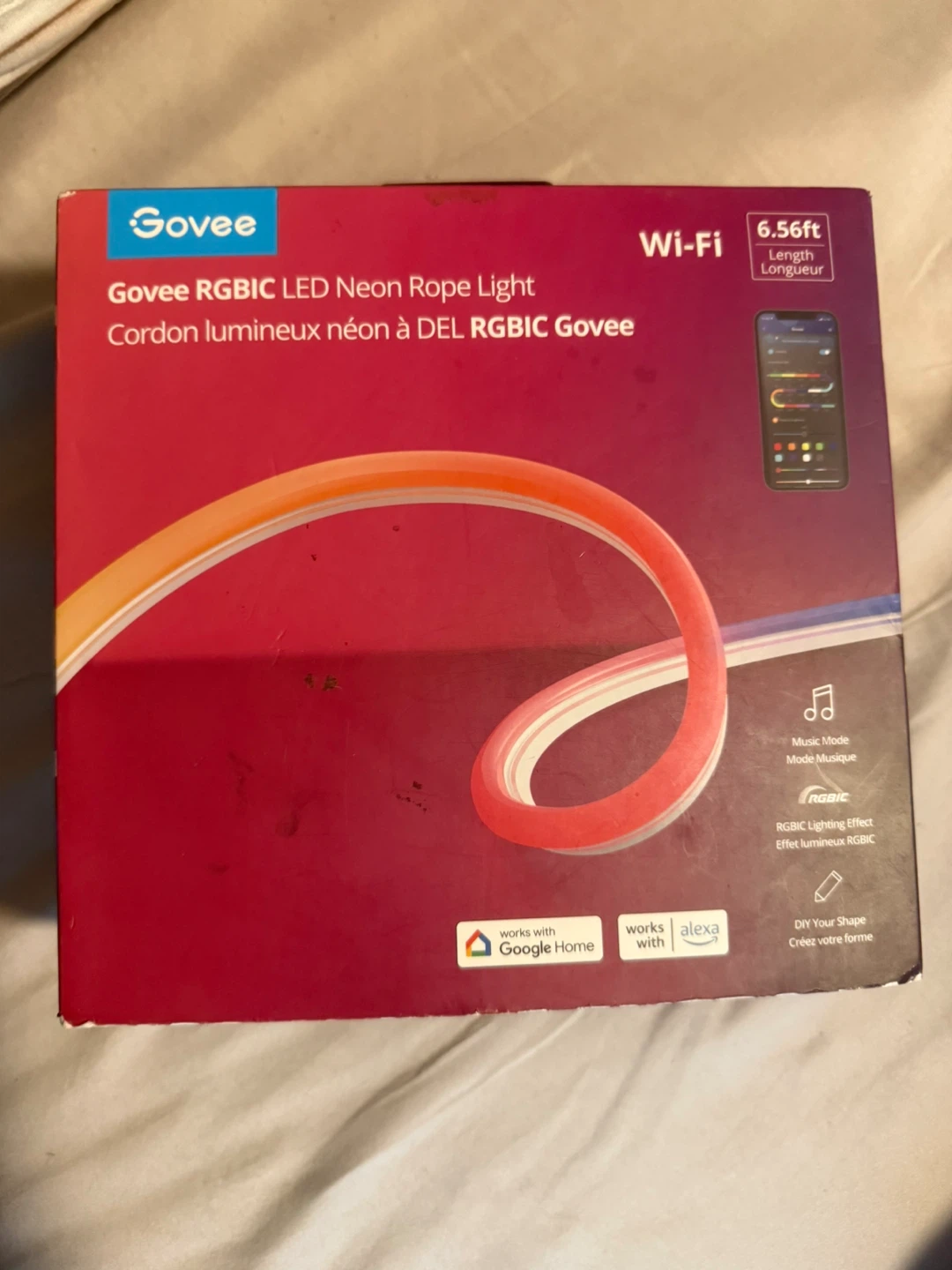 Govee RGBCIC LED Neon Rope Light 6.56ft