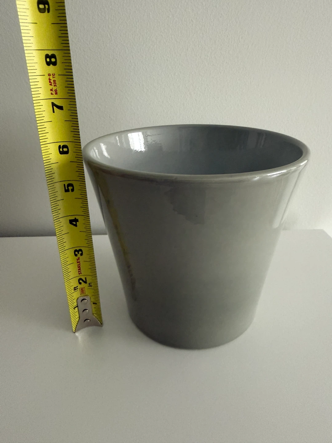 Grey Ceramic Planter Pot - photo 3