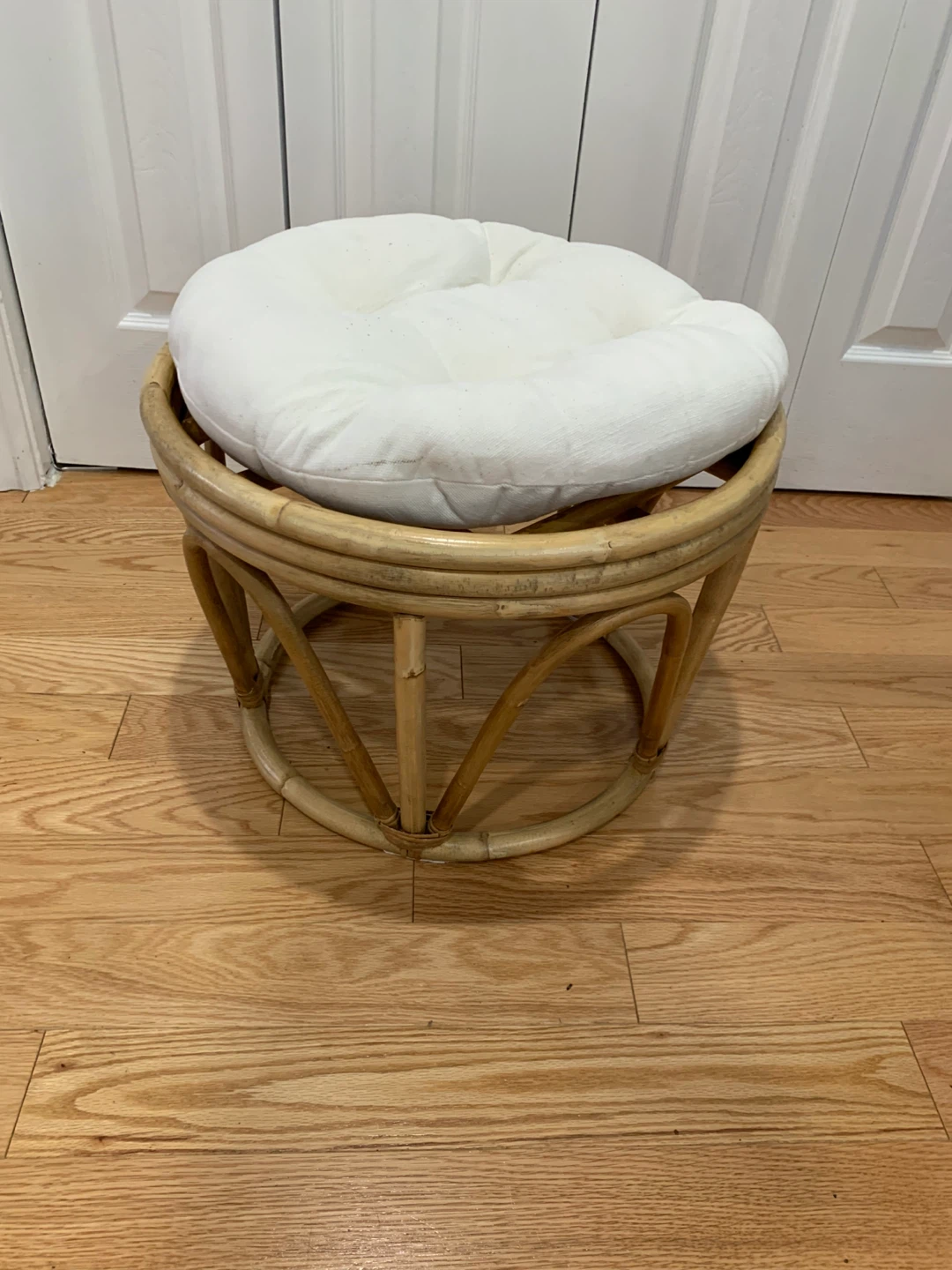 Bent Wood Stool with Cushion - photo 3