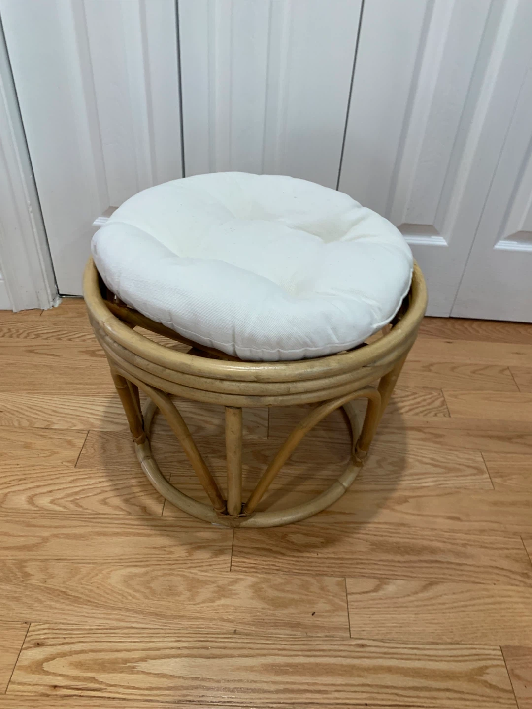 Bent Wood Stool with Cushion - photo 4