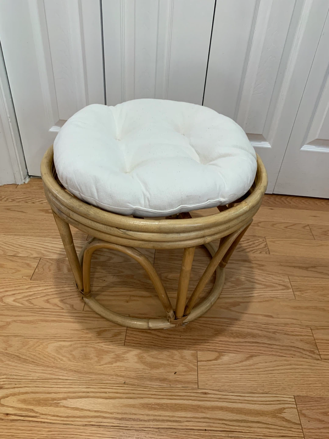 Bent Wood Stool with Cushion - photo 5