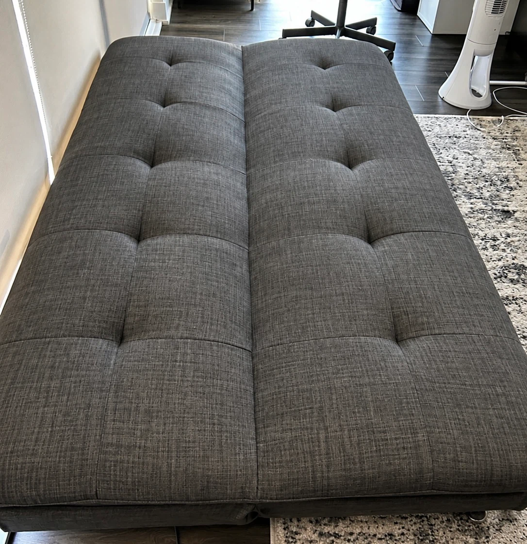 Grey Futon Sofa Bed