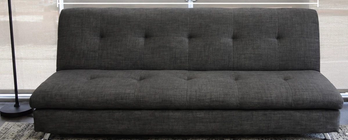 Grey Futon Sofa Bed - photo 3