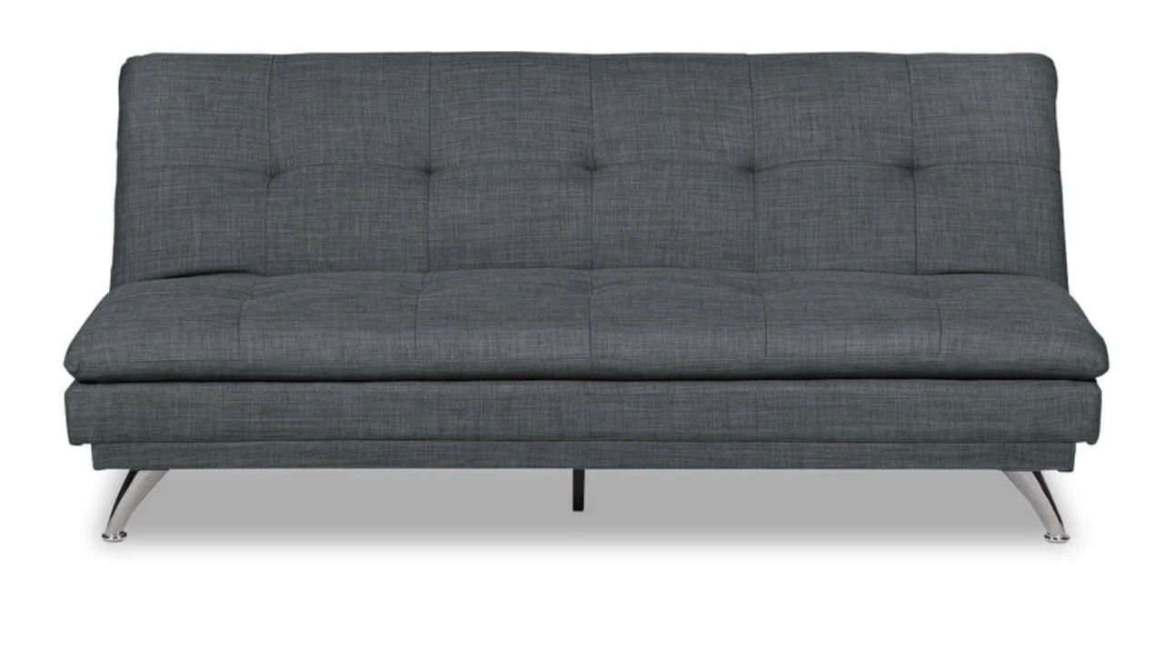 Grey Futon Sofa Bed - photo 4