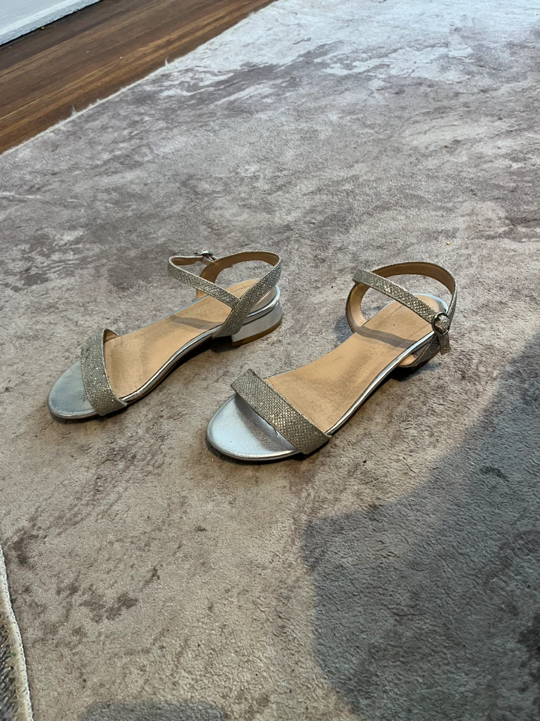Silver Glitter Sandals - photo 2