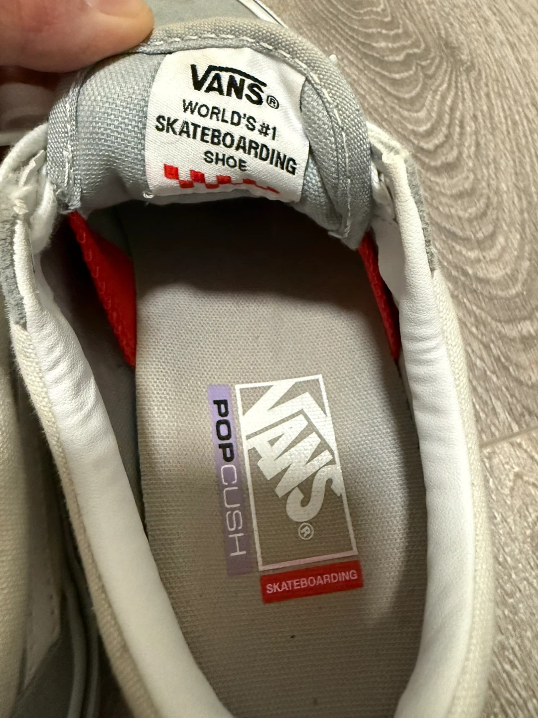 Vans Old Skool Skate Shoes Grey White - photo 5