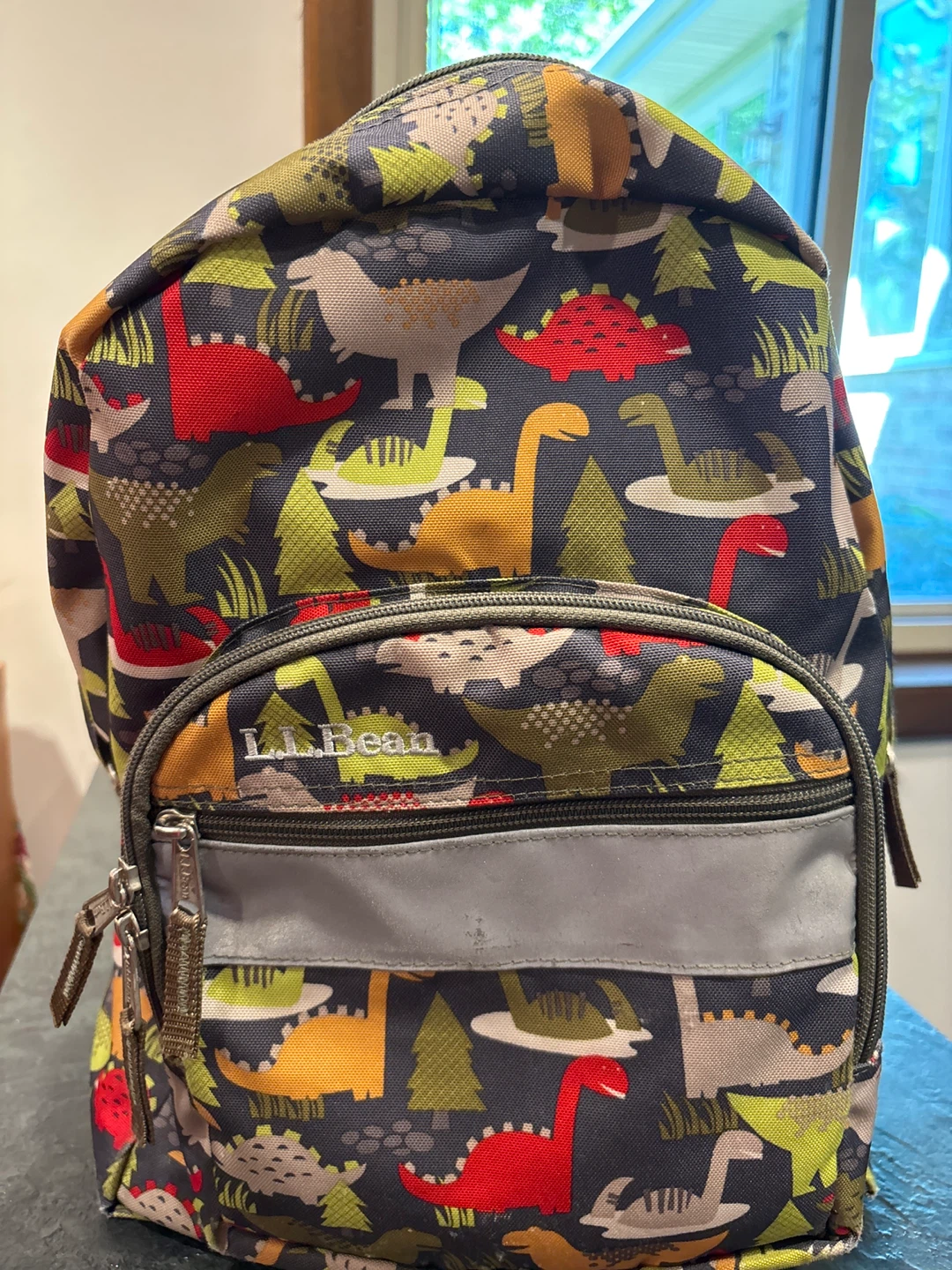 L.L.Bean Dinosaur Backpack with Lunch Bag