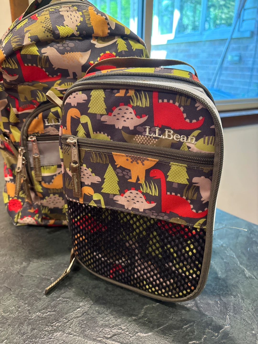 L.L.Bean Dinosaur Backpack with Lunch Bag - photo 2