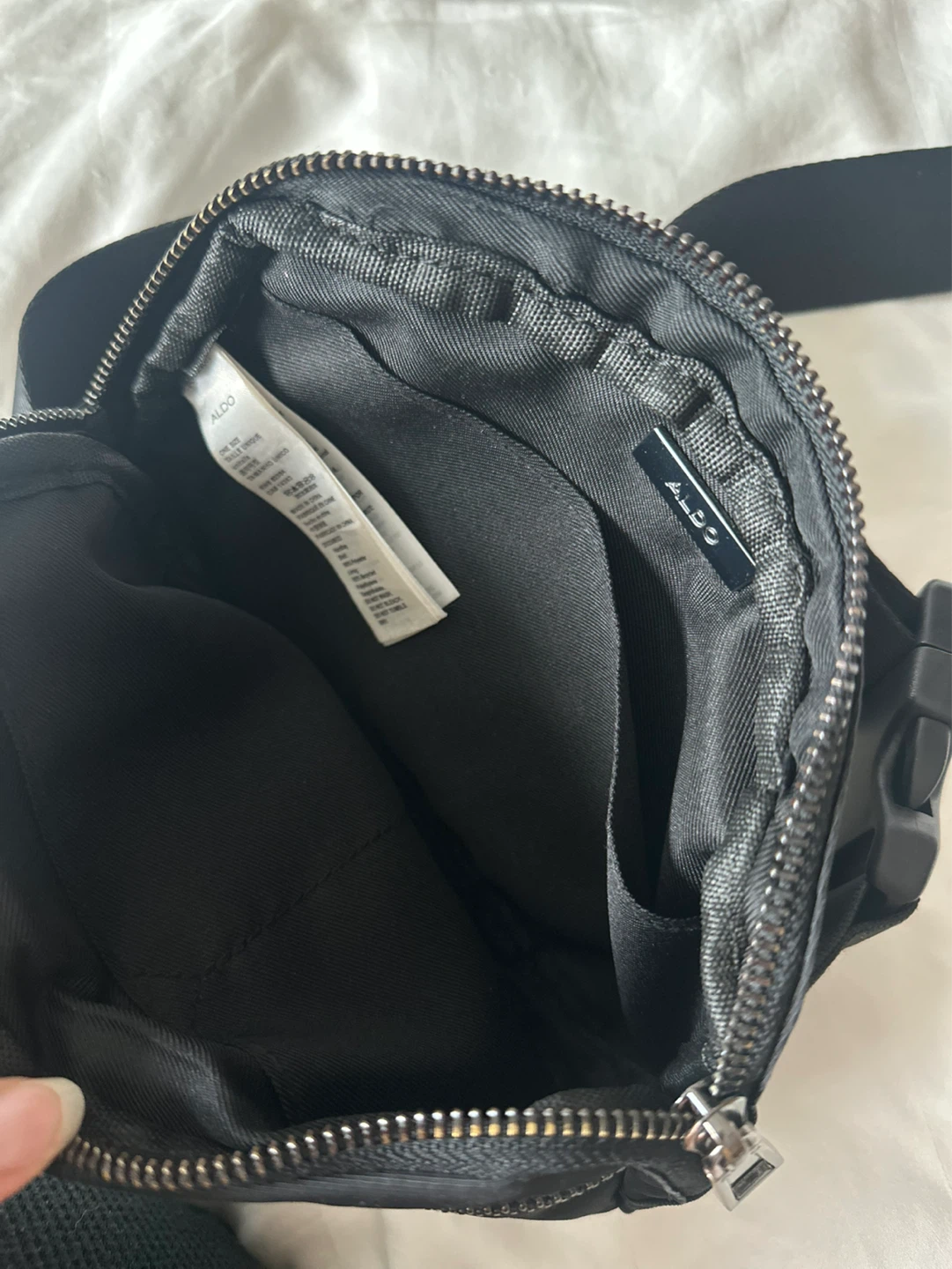 ALDO Black Fanny Pack / Belt Bag - photo 2