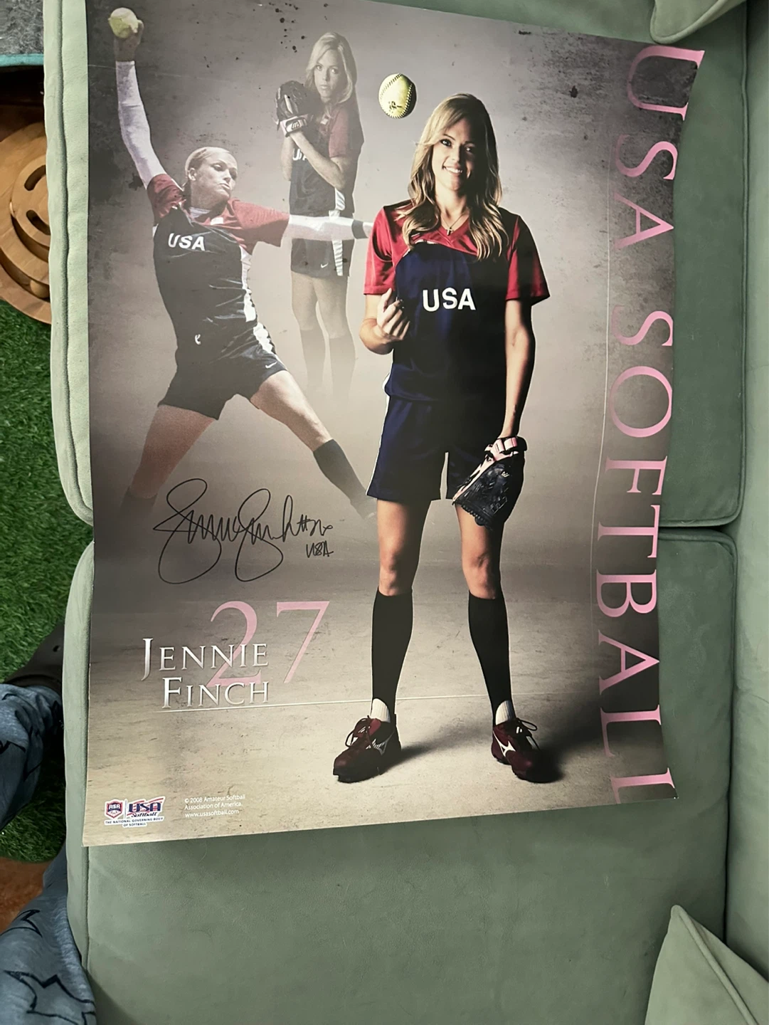 Jennie Finch USA Softball Poster