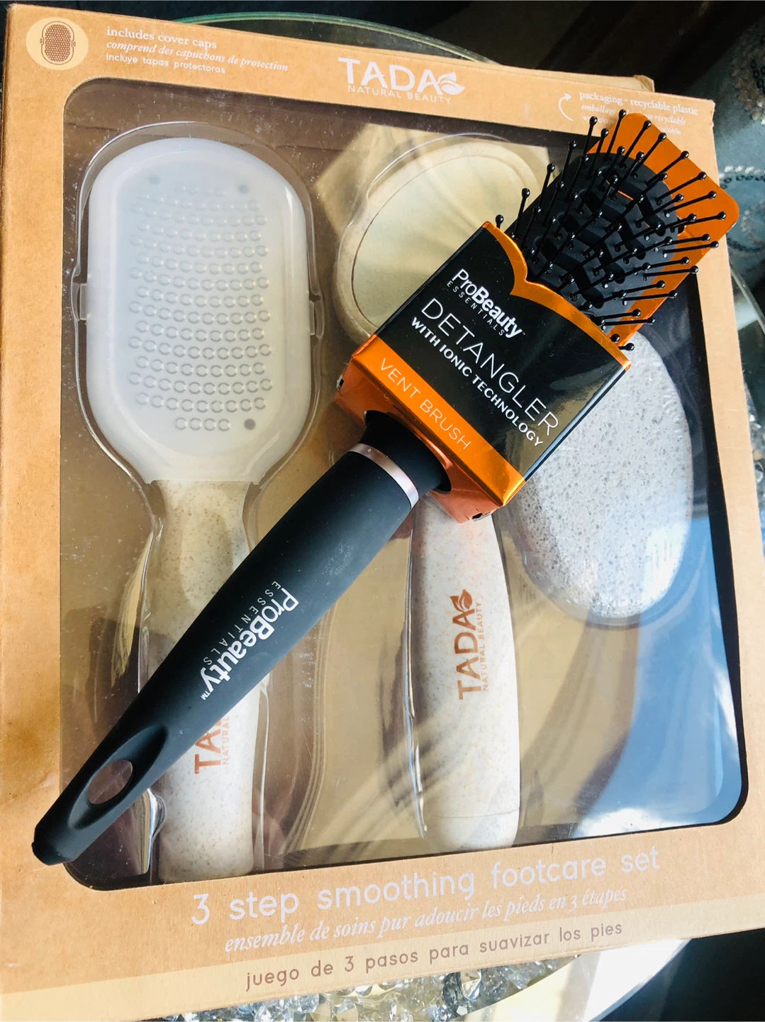 ProBeauty Essentials Detangler Vent Brush with Ionic Technology