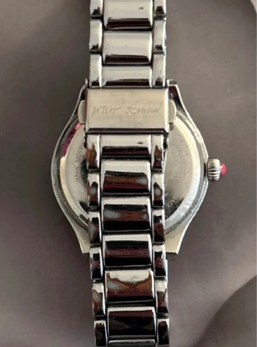 Silver Watch with Crystal Bezel - photo 5