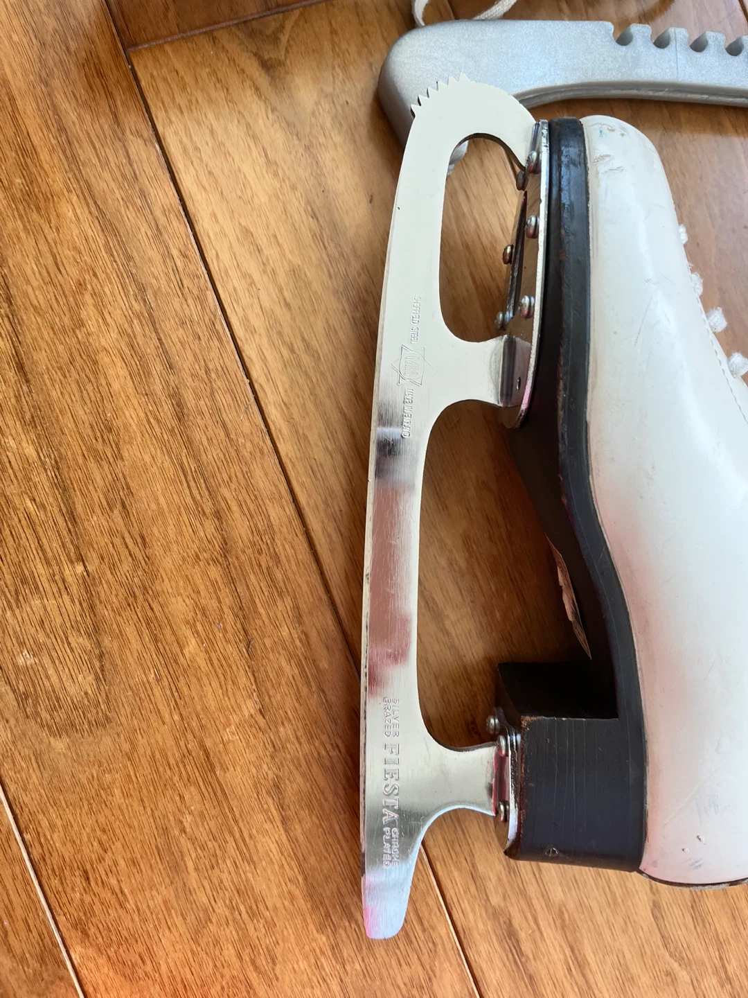 Figure Skates + Helmet/Protective Gear for Sale - photo 2
