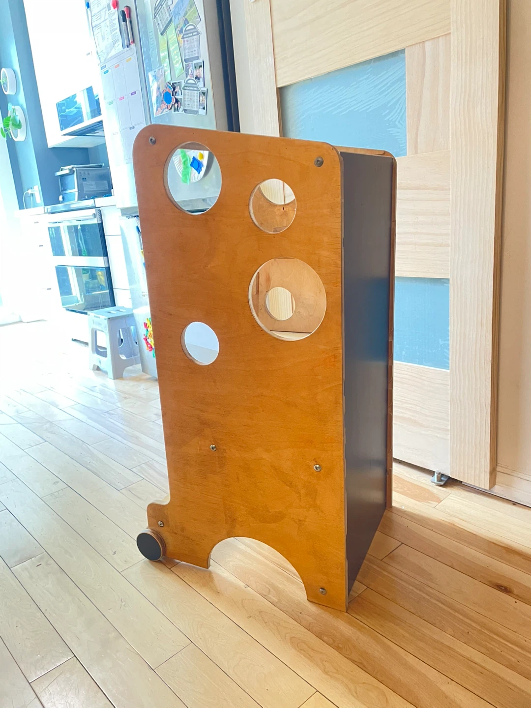 Montessori Learning Tower with Slide and Blackboard