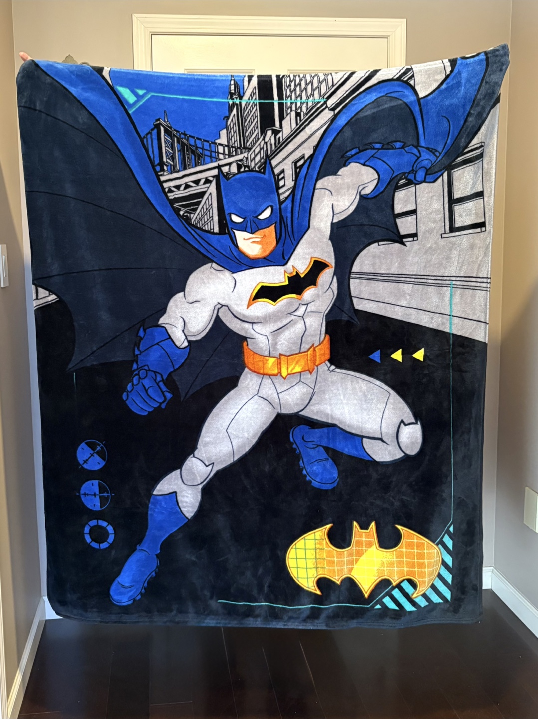 DC Comics Batman Fleece Throw Blanket - LIKE BRAND NEW
