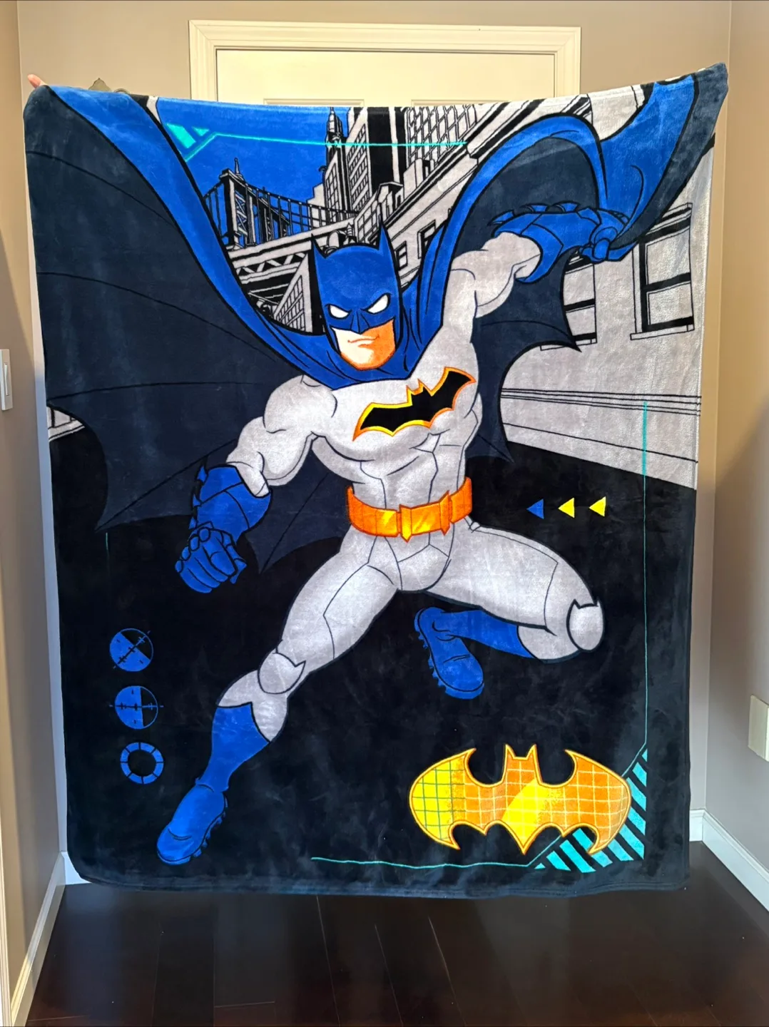 DC Comics Batman Fleece Throw Blanket - LIKE BRAND NEW