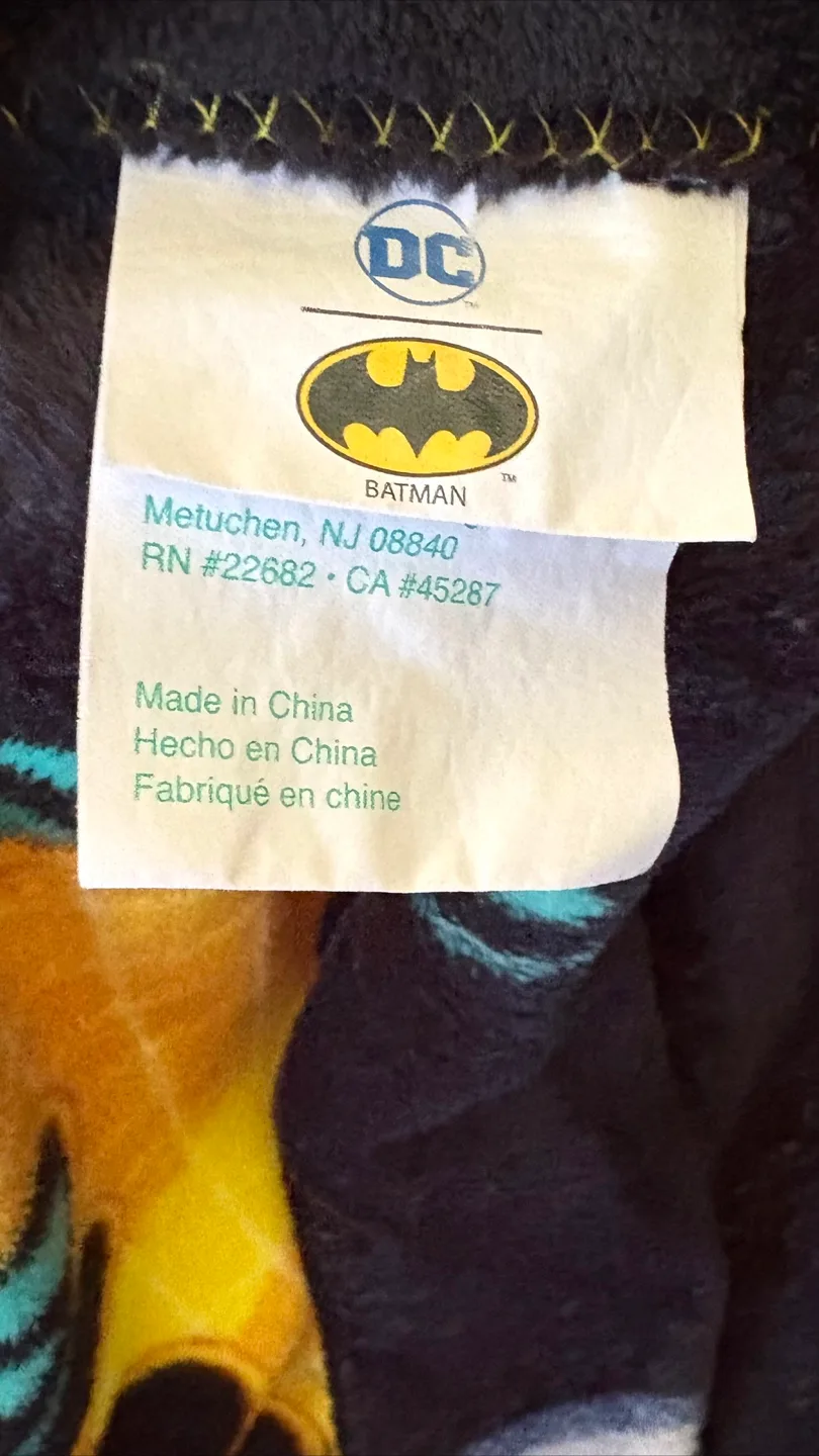 DC Comics Batman Fleece Throw Blanket - LIKE BRAND NEW - photo 3
