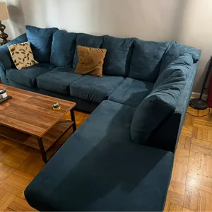 L-shaped couch.