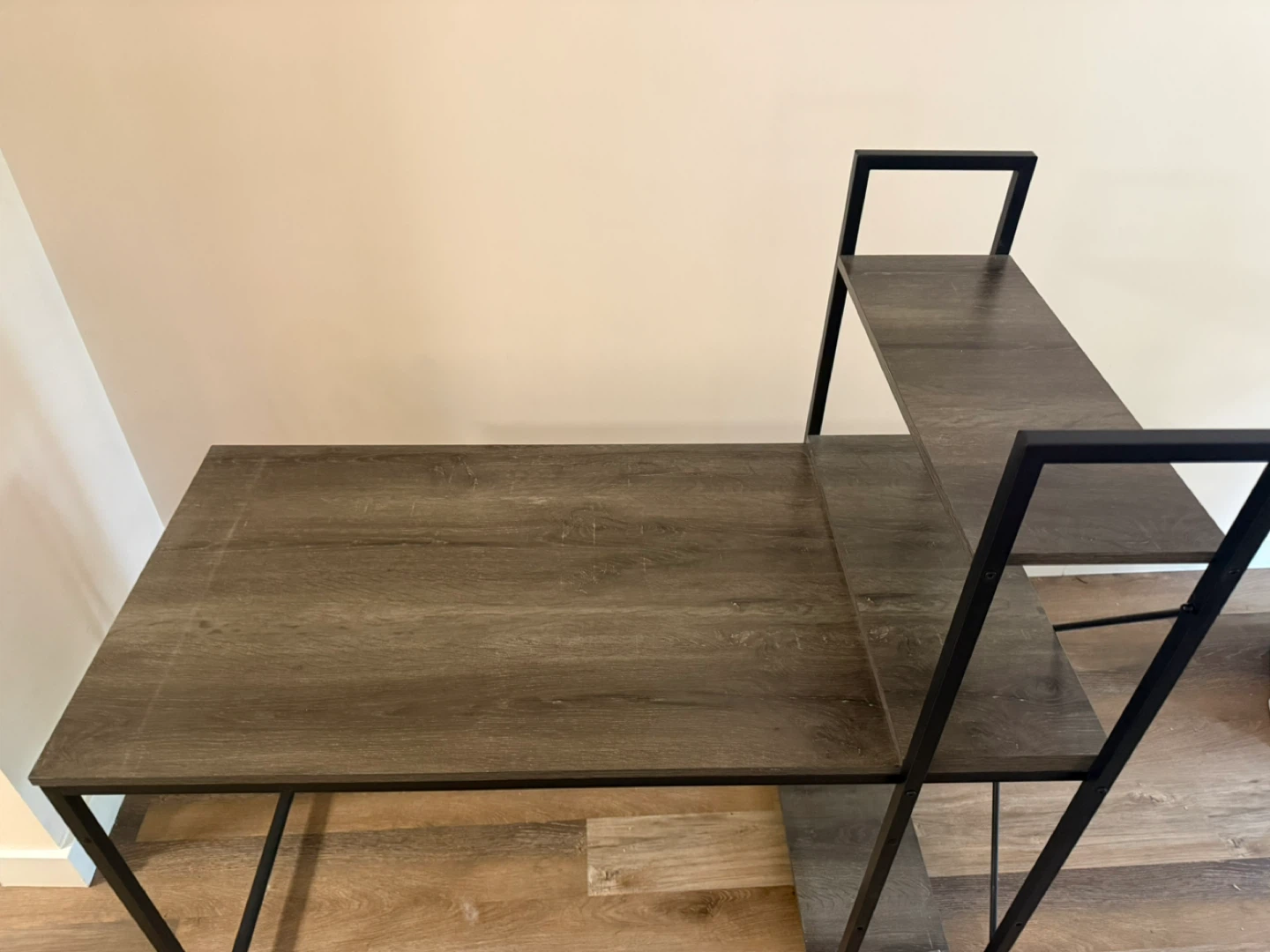 Computer desk with shelves - photo 3