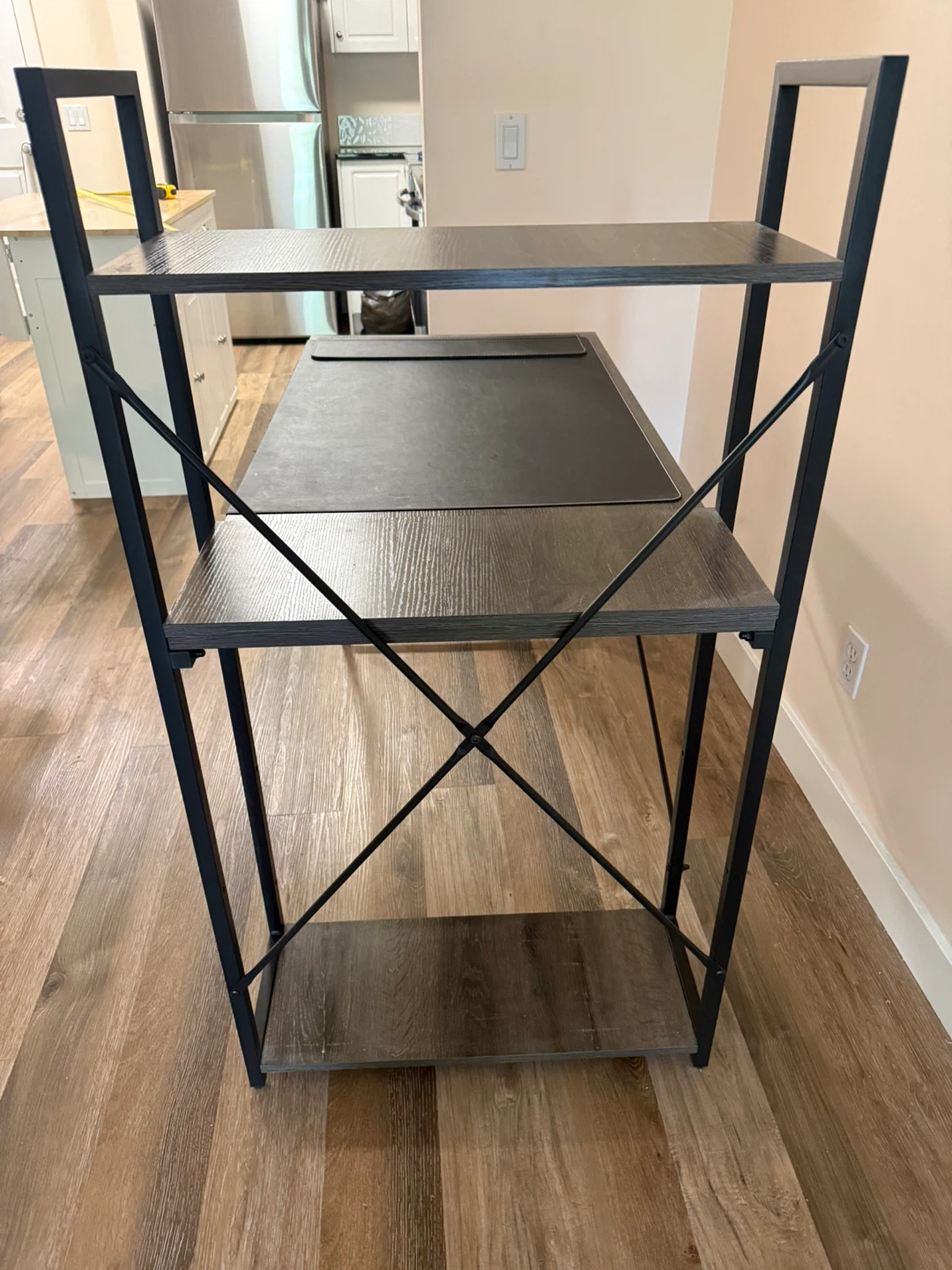 Computer desk with shelves - photo 4