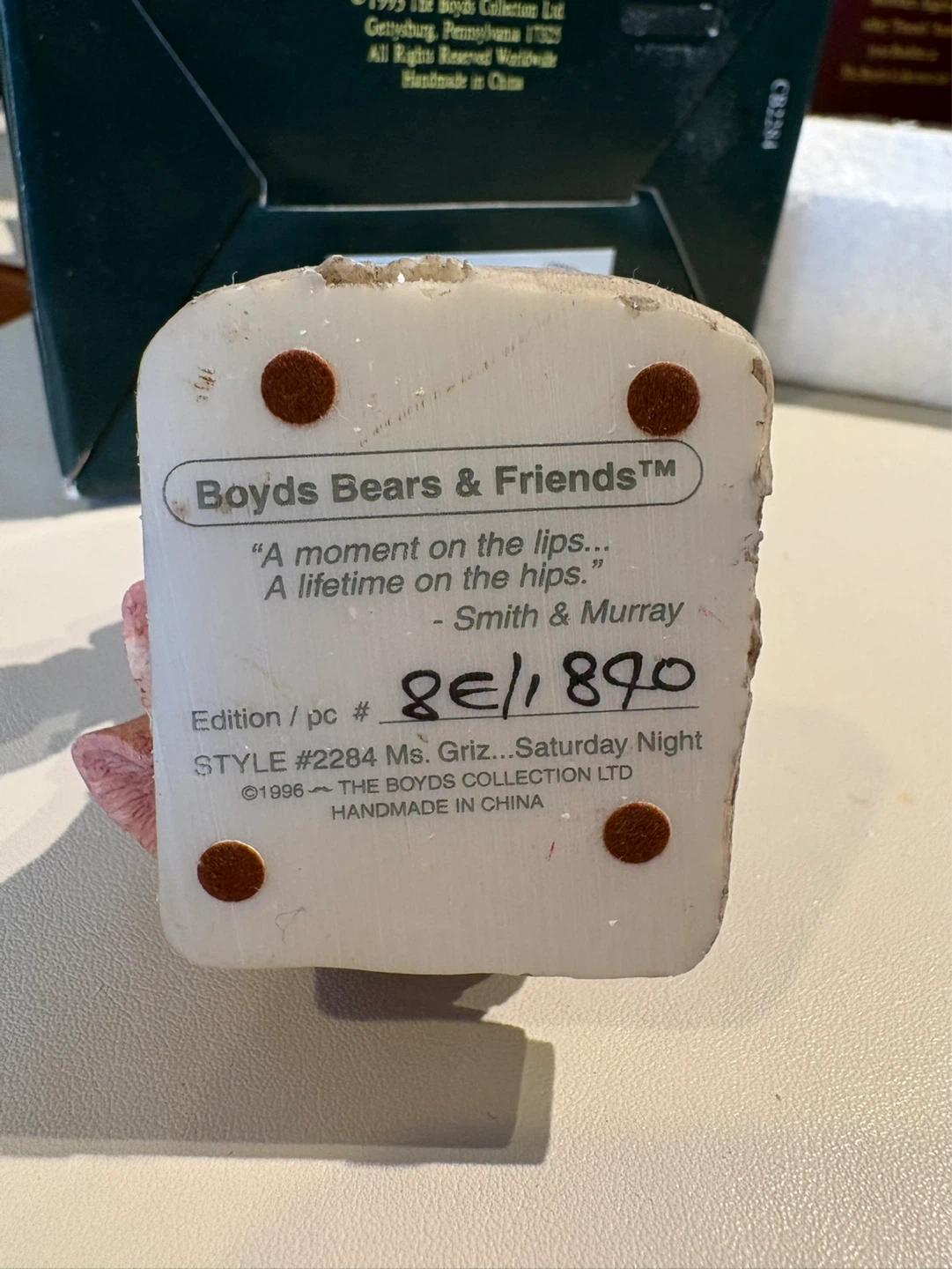 Boyds Bears “Ms. Griz…Saturday Night” - photo 2