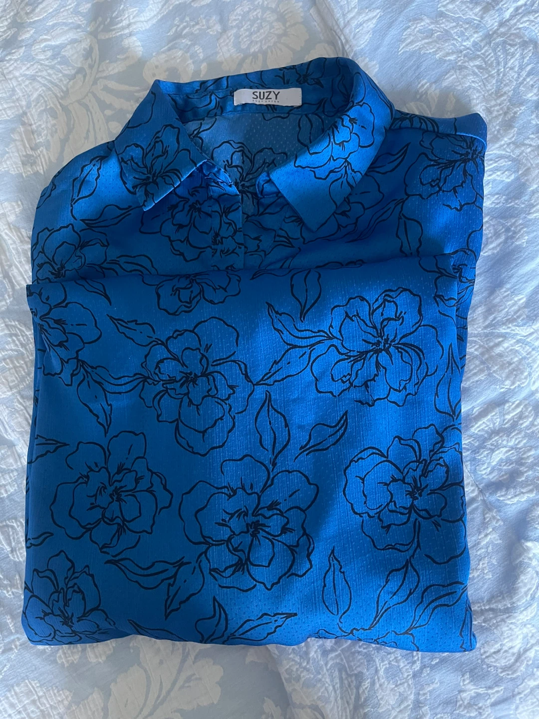 Suzy blue floral dress