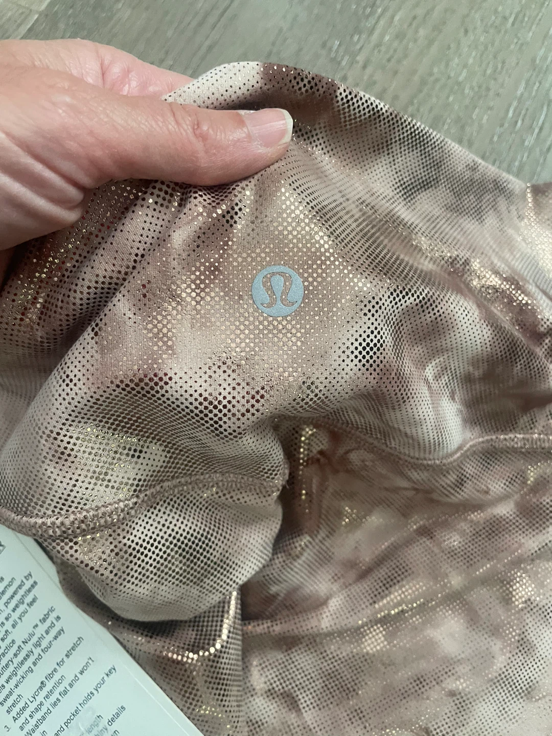 NEW! Lululemon Align HR Pants 25" Shiny Rose Gold Size 6 - photo 3