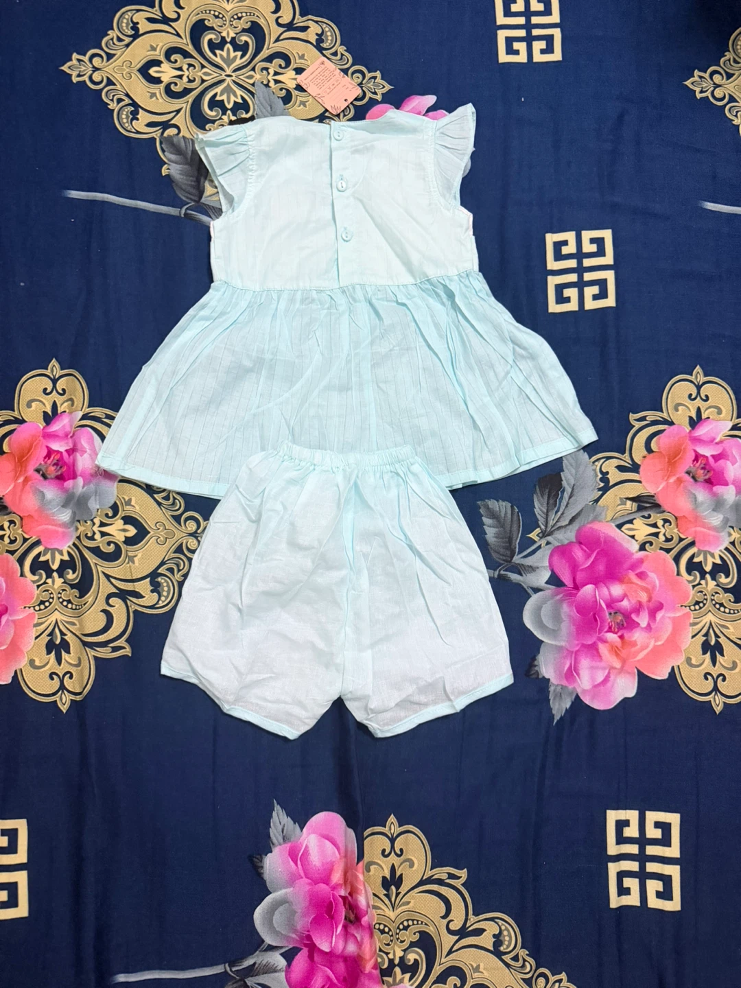 Baby Girl Dress and Shorts Set - photo 3