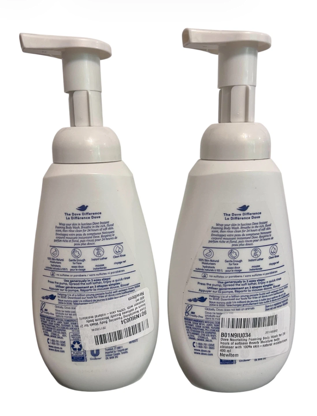 Dove Nourishing Foaming Body Wash – 400 mL (Brand New) - photo 3