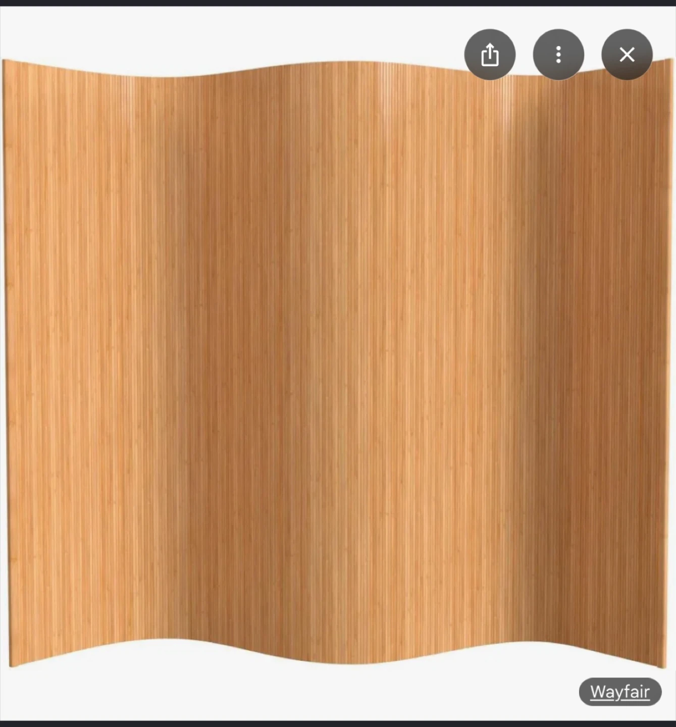 Bamboo Room Divider Screen (original $350) - photo 5
