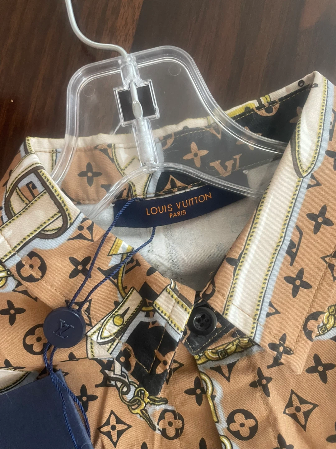 Louis Vuitton Paris Men's Button-Up Shirt - photo 3