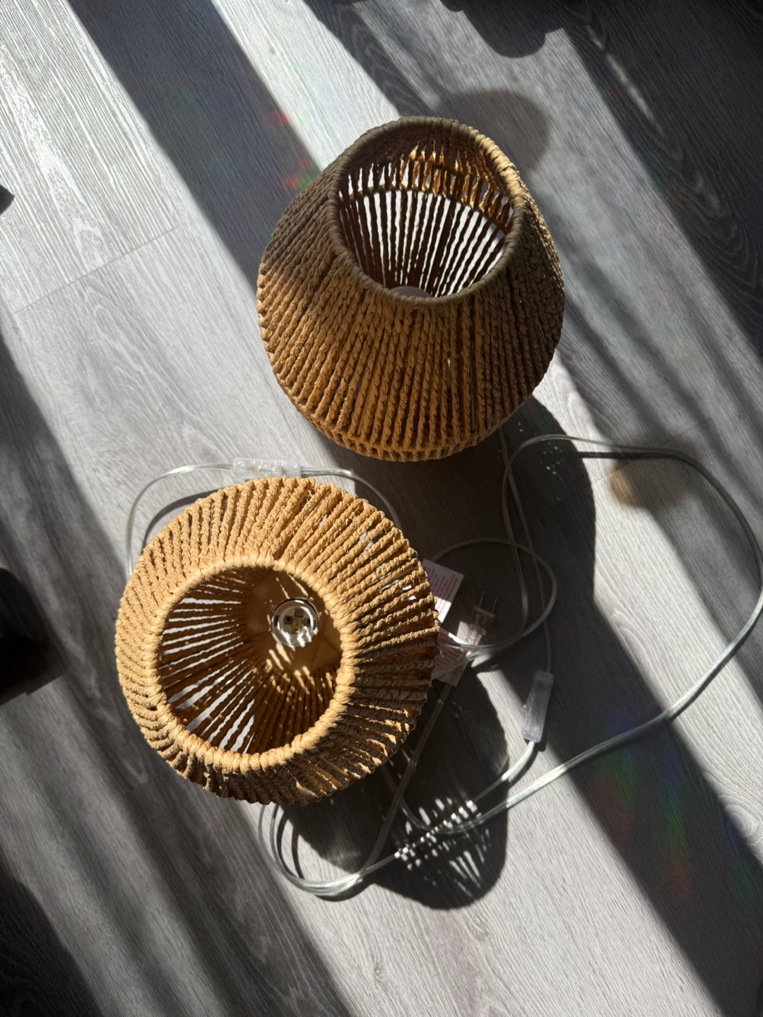Woven Table Lamps Set - photo 4