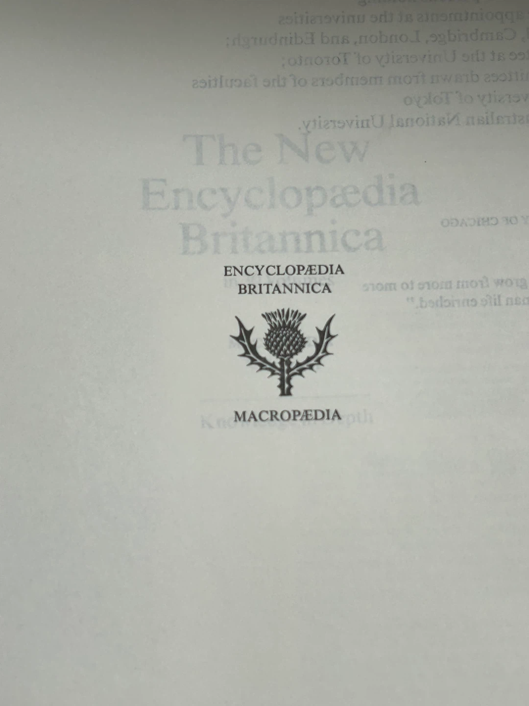 Encyclopædia Britannica Macropædia Knowledge in Depth Books - photo 5