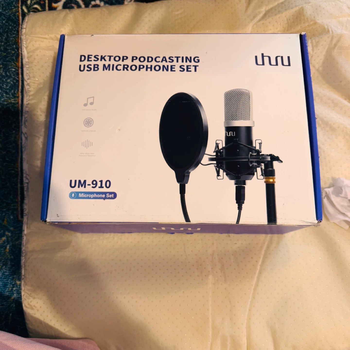 THRU UM-910 Desktop USB Condenser Microphone Set