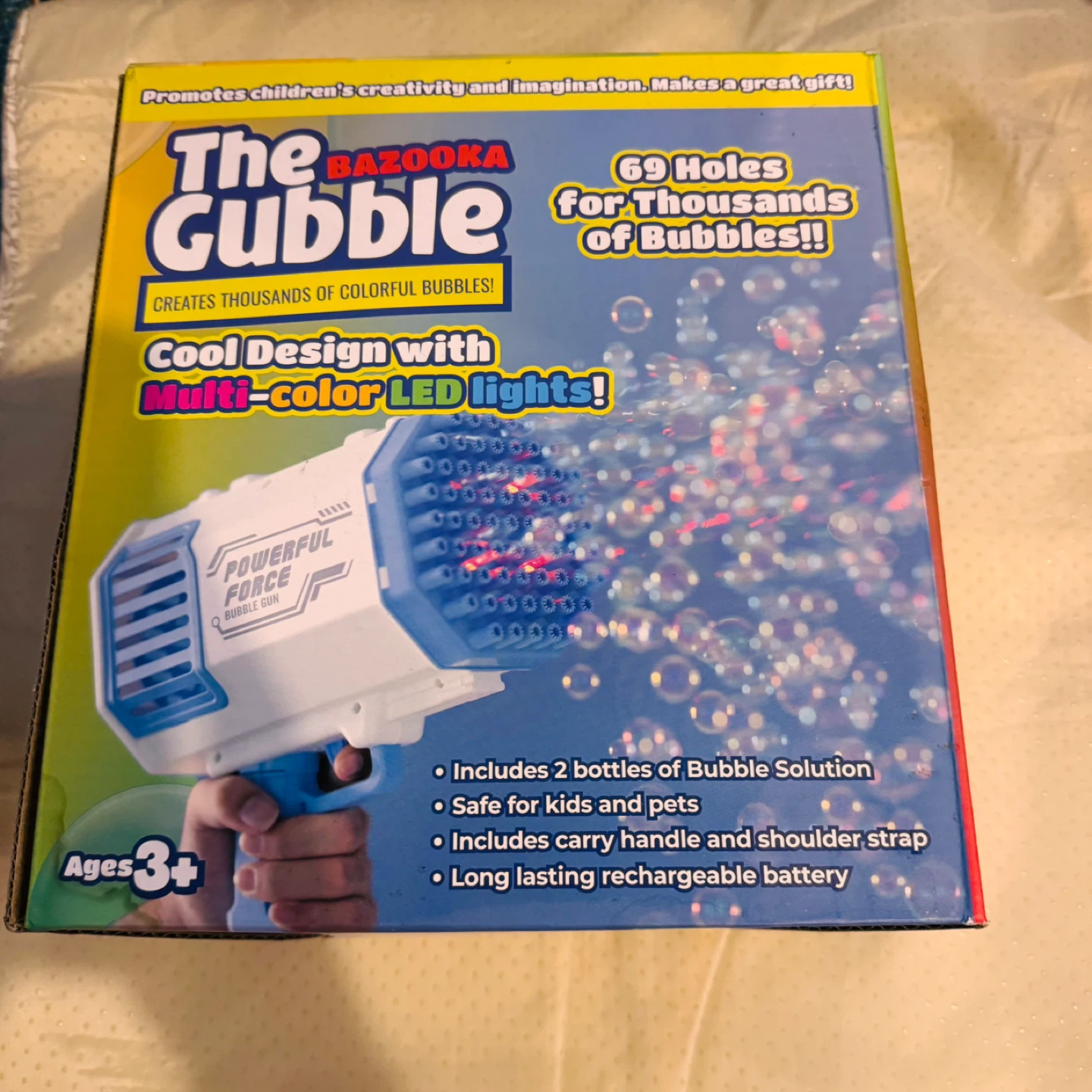 The Bazooka Gubble Bubble Gun with LED Lights - photo 2
