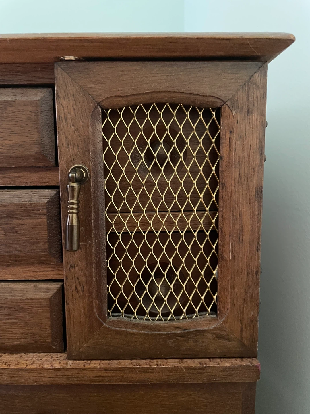 Wooden Jewellery Box with Drawers and Doors - photo 5
