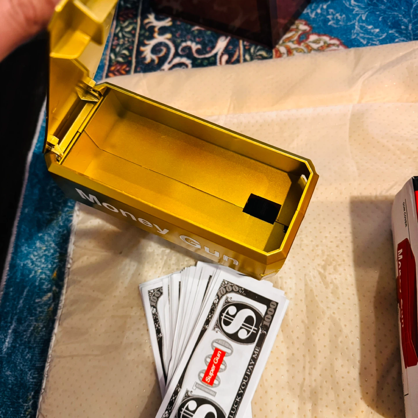 Super Money Gun Toy with Play Money - photo 4