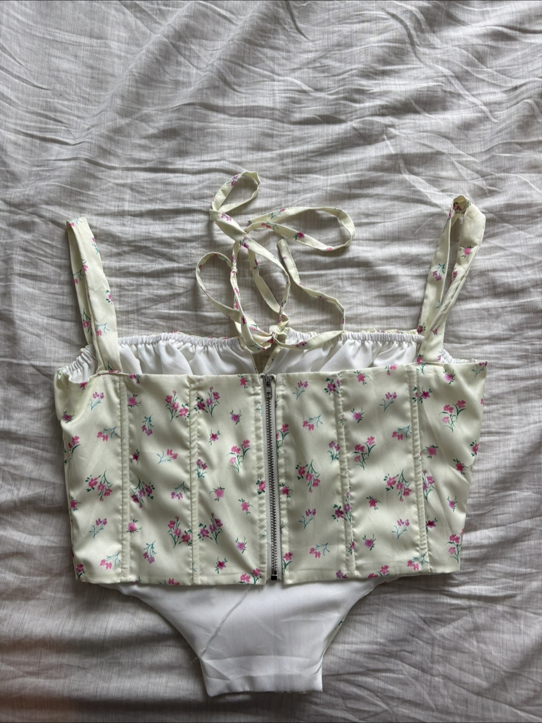 Floral Corset Top - Size S - photo 3
