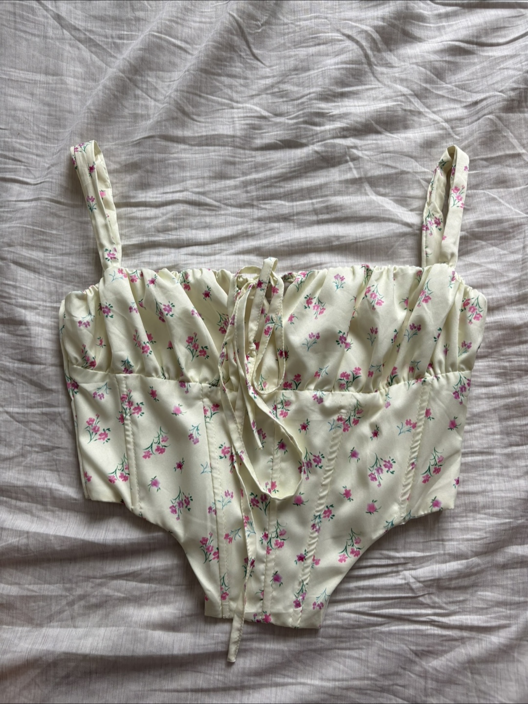 Floral Corset Top - Size S - photo 2