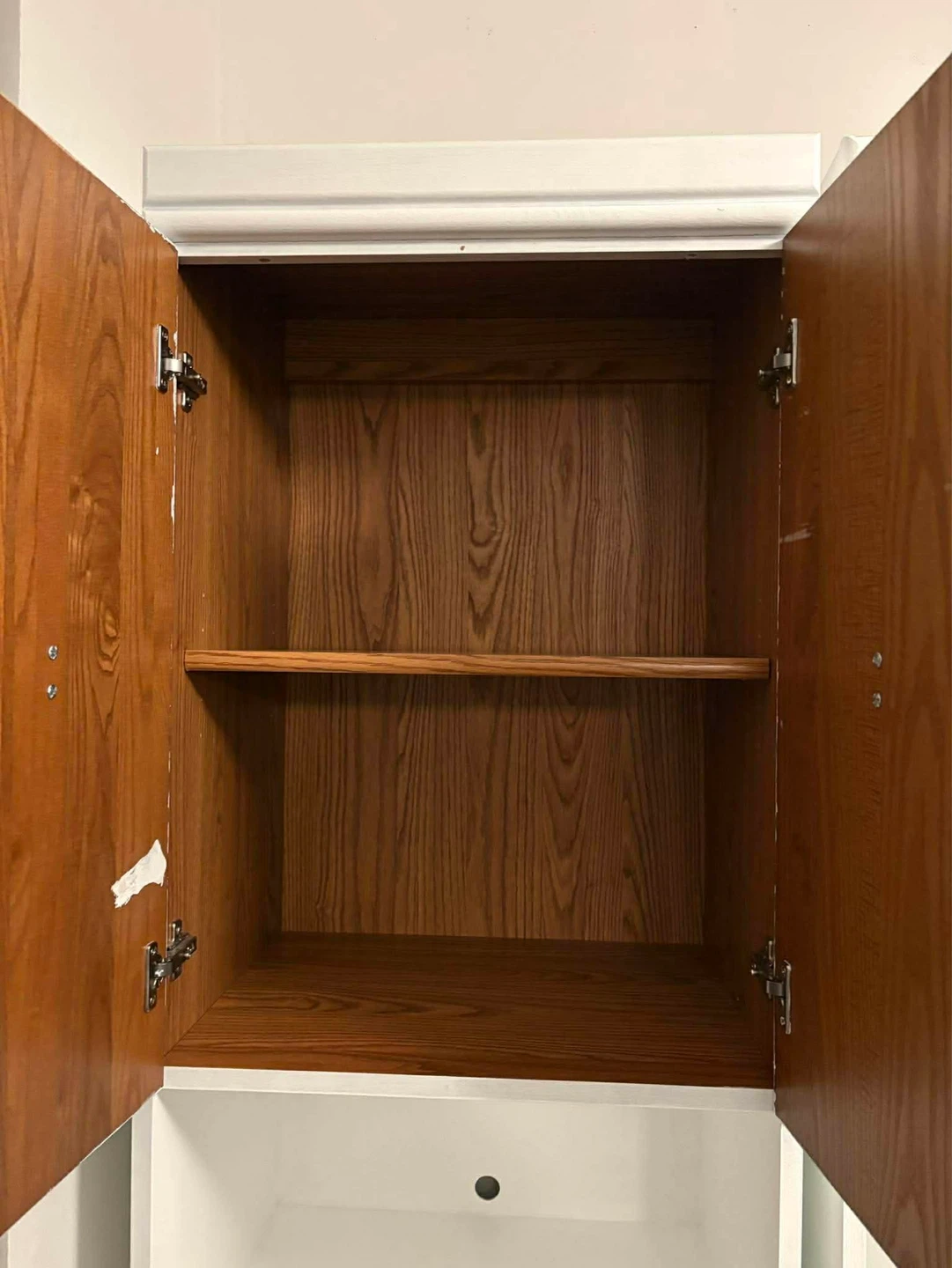 Pair of White Storage Cabinets with Drawers - photo 3